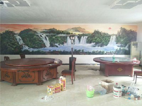 阆中墙绘-写实风景