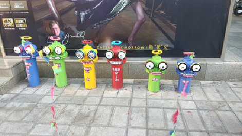 阆中商业区彩绘