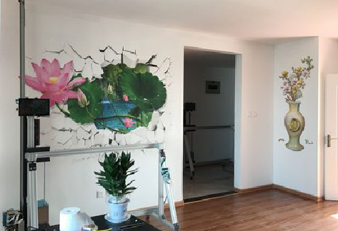 阆中墙体彩绘相比墙纸的优势。