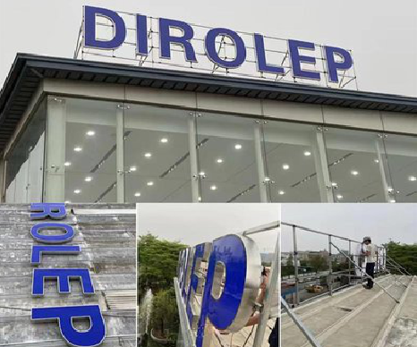 阆中楼顶发光字安装的注意事项。